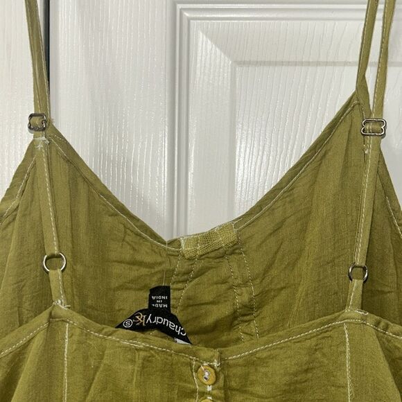 Raga/Chaudry Green Cotton Midi Dress(Size Small) - Picture 11 of 13